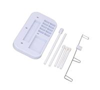 Bewinner Soporte para Hilo para Máquina de Coser, Soporte para Carrete Triple y Doble, Estante para Hilo Desmontable y Fácil de Colgar para Bordar, Acolchar, Dobladillo, Costura Doméstica