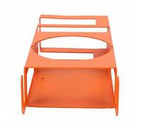 Bewinner Soporte para Tazas de Montaje en Poste para Lugar de Trabajo, Soporte de Pared para Bebidas y Teléfono con Gancho, Estante de Almacenamiento de Sitio de Construcción de Acero Resistente