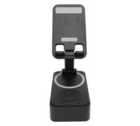 Bewinner Soporte para Teléfono Celular con Altavoz Bluetooth Inalámbrico, Base Antideslizante Giratoria de 360 Grados, Sonido Envolvente HD, Soporte para Teléfono Móvil para el Hogar y