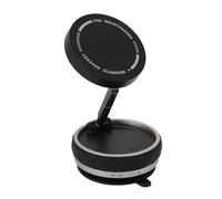 Bewinner Soporte para Teléfono con Ventosa, Soporte Giratorio Plegable con Succión de Vacío para Automóvil, Escritorio y Más, Negro, Rotación Ajustable de 360 Grados (Black)
