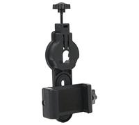Bewinner Soporte para Teléfono Telescopio con Orificio para Tornillo de 1/4 pulg., Adaptador Universal para Teléfono para Ocular de 22 a 36 Mm, Adaptador para Celular con Almohadilla de Goma (Pequeña)