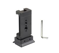 Bewinner Soporte Universal para Teléfono para RS2 RSC2 RS3 RS4 RS4 Pro Mini Estabilizador, Abrazadera de Metal para Teléfono con Zapata Fría, Orificios Roscados de 1/4 pulg. 3/8