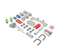 Bewinner Stem Tren Eléctrico para Niños, Juguete Urbano con Vías, Juego de Pistas DIY, Tren de Juguete Educativo con Locomotora a Batería y 78 Piezas de Montaje, Lógica Creativa