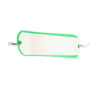 Bewinner Tablero de Buceo Giratorio de Visibilidad Mejorada Intermitente de Pesca para Pesca en el Mar ABS 3,7x11,0 Pulgadas (Verde Transparente)