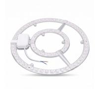 Bewinner Tablero de Módulo de Luz de Techo LED Redondo de 72 W, Panel de Repuesto Regulable de Doble Color para Ventilador de Techo, 30,5 Cm/12 Pulgadas, Luz Uniforme de 360 ° para Sala de Estar,