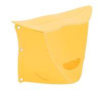 Bewinner Taburete de Camping Plegable con Función de Bolso, Asiento Portátil 2 en 1 y Cesta de Frutas para Viajes Al Aire, Senderismo, Pesca, Playa, Picnic y Reposapiés de Avión (Yellow)