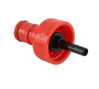 Bewinner Tapa de Carbonatación G1/4 Tipo Bloqueo de Bola, Relleno de Carbonatación ABS Ligero y Robusto para Botella de Refresco PET, Suministros de Botella de Refresco de Grado Alimenticio sin Fugas,