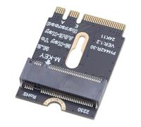 Bewinner Tarjeta Adaptadora de Conversión de SSD M.2 NVMe, Convertidor de Clave PCIe 4.0 M para Ranura WiFi .2 A E, Compatible con SSD NVMe 2230-2280, Plug and Play para PC OS X Linux