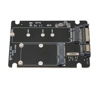 Bewinner Tarjeta Adaptadora M.2 NGFF y MSATA a 3.0, Convertidor SSD de Doble Puerto para SSD MSATA III de 2230/2242/2260/2280 Mm M.2 y 26,8 Mm/50,95