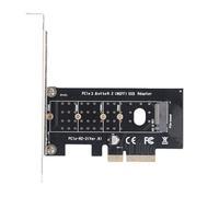 Bewinner Tarjeta Adaptadora PCIe a NVMe M.2 SSD, PCI Express 3.0 X4, hasta 32 Gbps, Admite Tamaños 2230/2242/2260/2280/22110, Disipador de Calor de Tiras de Cobre, No Requiere Controladores