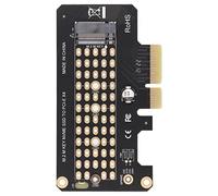 Bewinner Tarjeta Adaptadora PCIe NVMe M.2, Convertidor M-Key PCIe 4.0/3.0 X4 a NVMe SSD, Admite Tamaños 2230/2242/2260/2280, con Disipador Térmico y Tornillos