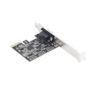 Bewinner Tarjeta Adaptadora Serial PCI Express RS232, Transmisión de Alta Velocidad Tarjeta Controladora de Host Serial PCI E para Equipos de Monitoreo para para, para Dos