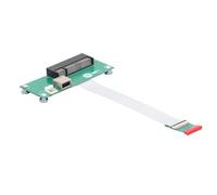 Bewinner Tarjeta Adaptadora USB NGFF M.2 Key A E A PCIE Express 8X con Cable FPC de Alta Velocidad, Plug and Play, Compatibilidad Versátil, Rendimiento de Alta Velocidad, Fuente de