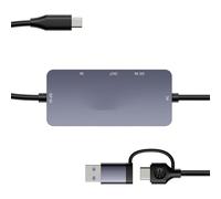 Bewinner Tarjeta Capturadora de Video 4K, USB 3.2 Gen 1, Entrada HD/para | Dispositivo de grabación de juegos, carga PD 3.0, compatible con OBS, para streaming y consola