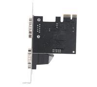 Bewinner Tarjeta Combinada PCIe Serie Paralela - Adaptador RS232 de 2 Puertos para PC Industriales, Sistemas POS, Control LED, Alta Velocidad 2,5 GB/s, Plug and Play