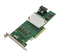 Bewinner Tarjeta Controladora SAS, Tarjeta Controladora Raid SAS PCI Express Interna de 12 GBPS, D3307 A12, Tarjeta de Expansión PCIE 3.0 Plug and Play para Transmisión de Datos