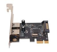 Bewinner Tarjeta de Expansión PCIE a USB 3,0, 2 Puertos 5Gbps Tasa de Transmisión USB Hot Swap USB 3,0 Tarjeta de Expansión de Ordenador para Win XP para Vista
