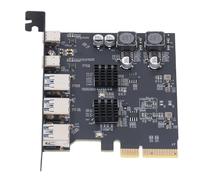Bewinner Tarjeta de Expansión PCIe USB 3.2 Gen 2 con Velocidad de 10 Gbps, 3 Puertos USB-A y Puertos -C, Plug and Play, Compatible con y