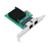 Bewinner Tarjeta de Red Gigabit de Puerto Dual de Alta Velocidad PCI Express X1 para Aplicaciones de Control Industrial Confiables Arquitectura de Perfil bajo