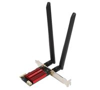 Bewinner Tarjeta de Red PCIE, 2.4G 5G WiFi de Doble Banda 1200Mbps Módulo de Tarjeta de Red Inalámbrica Bluetooth 4.2, con Interfaz PCIEx1, para 7 8 10 11