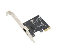 Bewinner Tarjeta de Red PCIe Gigabit, 10 100 1000Mbps Gigabit Ethernet Tarjeta de Red PCI Express, Adaptador Ethernet PCI Express RJ45 para Servidor de Computadora, OS