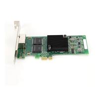 Bewinner Tarjeta de Red PCIe Gigabit Ethernet I350-T2V2 de Doble Puerto, Chip I350AM4, Adaptador de Servidor PCI-E X1 2.0, Soporte de Perfil bajo y Completa, Compatible con //VMware