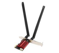 Bewinner Tarjeta de Red PCIe, Tarjeta WiFi 5G de Banda de Frecuencia Dual de 2,4 G, Tarjeta de Red PCI Express de 300 Mbps 2,4 GHz, Adaptador de Red Inalámbrica Universal Bluetooth 4.2