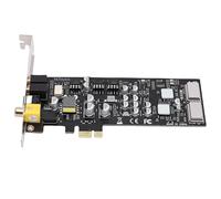 Bewinner Tarjeta de Sonido PCIE, Tecnología de Sonido HiFi 100dB SNR Múltiples Interfaces Alta Frecuencia de Muestreo Salida óptica de 24 bits, con Soporte de Perfil bajo para PC de