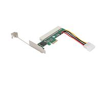 Bewinner Tarjeta Elevadora de Puente de Bus PCI de 66MHz, ST43 PEX 8112 2.5 Gbps PCIe X1 a Tarjeta de Puente/transformación PCI Compatible con Chips PCI Express Multicanal y Multicanal