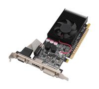 Bewinner Tarjeta gráfica GT610, perfil bajo DDR3 de 2 GB, tarjeta gráfica para juegos HDMI DVI VGA 2560x1600 PCIe 2.0 para 10/11/7/8