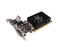 Bewinner Tarjeta Gráfica GT610, Tarjeta Gráfica DDR3 de 1 GB, Tarjeta de Imagen de 64 bits, Tarjeta Gráfica de Juego Compatible con DVI VGA HDMI, Tarjeta de Video de Escritorio PCI