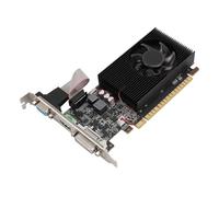Bewinner Tarjeta Gráfica GT730, Tarjeta Gráfica para Juegos GDDR3 de 2 GB de 64 bits con Ventilador de Refrigeración, DVI, VGA, HDMI, PCI Express 2.0 X 8, Tarjetas de Video para