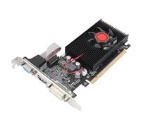 Bewinner Tarjeta GT610 PC Graphics, 2GB DDR3 64 bit Gaming Graphics Support DVI VGA HDMI, PCI Express 2.0 16x, Tarjeta de Video por Computadora con Ventilador para PC
