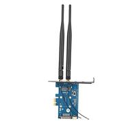 Bewinner Tarjeta Inalámbrica USB WiFi, Mini PCI-E a PCI-E Inalámbrico Convertidor de Tarjeta de Red WiFi 1X, Adaptador de Banda Dual con Soporte para Tarjeta SIM, Adaptador de Tarjeta de