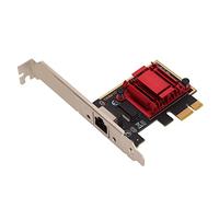 Bewinner Tarjeta PCI Express Gigabit Ethernet, Adaptador de Internet PCIe 2.5Gbps 2500/1000/100Mbps Puerto RJ45 Adaptador de Internet PCIe para Win//OS X/Server