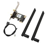Bewinner Tarjeta PCIE WiFi 6 de 1800Mbps, Adaptador de Red Inalámbrica con Bluetooth 5.2, Banda Dual 2.4G/5G, MU-MIMO, Soporta 10/11, PCIEx1/x4/x8/x16