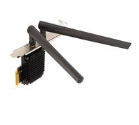 Bewinner Tarjeta PCIe WiFi 6E 5400Mbps Tribanda con Bluetooth 5.2, Antena de Alta Ganancia 6dBi, Chipset AX210 para 10/11 de 64 bits, Adaptador PCI Express Inalámbrico
