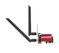 Bewinner Tarjeta PCIe WiFi 7, 574Mbps 2400Mbps 5800Mbps Adaptador de Red Inalámbrico de Triple Banda con Bluetooth 5.4, Tarjeta Inalámbrica WiFi 7 para PC, Compatible con Windows 11 10