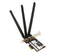 Bewinner Tarjeta WiFi PCIE BCM943602CS, Adaptador de Red Inalámbrica de Doble Banda de 1750Mbps con 3 Antenas, Tarjeta WiFi Bluetooth 4,0 para 10 11 para OS X