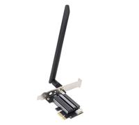 Bewinner Tarjeta WiFi PCIe WiFi6e, Adaptador Inalámbrico de 4174 Mbps de Banda Triple con Bluetooth 5.2, Interfaz PCIe, Solución de Red de Alta (Antena 8DB)
