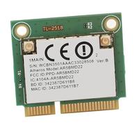 Bewinner Tarjeta WiFi, Tarjeta Inalámbrica WiFi para Computadora Portátil Interfaz Mini PCIE, Tarjeta de Red con Adaptador WiFi Bluetooth 4.0 de Doble Banda de 300 Mbps para Win 7 8 10