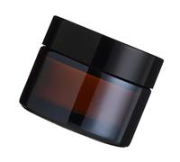 Bewinner Tarro Cosmético de Vidrio con Protección Ligera, Recipiente de Muestra Vacío de 30 G con Tapa a Prueba de Fugas para Loción, Crema, Polvo, Almacenamiento de Maquillaje Apto para Viajes (30g)