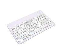 Bewinner Teclado Bluetooth Inalámbrico de 10 Pulgadas para Tableta, Teclado Recargable Portátil Delgado, Teclado Compacto Impermeable Silencioso para Computadora Portátil, Teléfono, PC