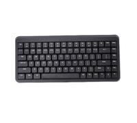 Bewinner Teclado Inalámbrico Receptor 2.4G, 75% Compacto 84 Teclas Teclado con Interruptor de Tijera Silencioso con Atajos Multimedia para PC de Escritorio Portátil Compatible con (Black)