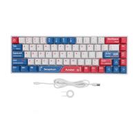 Bewinner Teclado Mecánico de 68 Teclas, Retroiluminación RGB, Tecla Completa Intercambiable en Caliente, Conexión Inalámbrica 2.4G/3.0/5.0 y Cable Tipo C para 2000, ME, XP, 7,