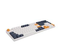 Bewinner Teclado Mecánico Inalámbrico para Juegos, Batería de 3000 MAh, Interruptor Rojo, Retroiluminación RGB, 105 Teclas, 3 Modos, Transferencia Completa de Teclas, Panel Totalmente Metálico
