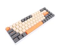 Bewinner Teclado Mecánico para Juegos 60%, Teclado 3 en 1 con Cable BT Tipo C Inalámbrico 2.4G con Interruptor Rojo, Teclado de Computadora Retroiluminado RGB Compacto de 68 Teclas