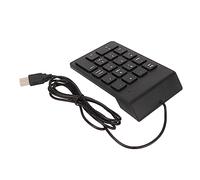 Bewinner Teclado Numérico con Cable, 18 Teclas, USB Ergonómico, Plug and Play, Escritura Silenciosa, Mini Teclado Numérico para PC, Portátil y Escritorio (1PC)