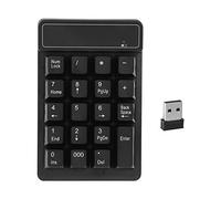 Bewinner Teclado numérico inalámbrico, 19 Teclas de suspensión Teclado numérico Digital para computadora de Escritorio PC portátil, Mini Teclado Delgado portátil a Prueba de Agua para Escribir