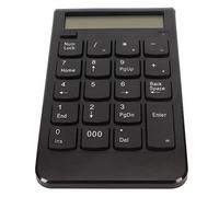 Bewinner Teclado Numérico Inalámbrico, Teclado Numérico con Pantalla, Teclado Numérico Portátil de Contabilidad Financiera de 2,4 G, Teclado Numérico USB de bajo Ruido para Computadora